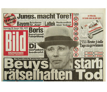 Joseph Beuys:; Bildzeitung