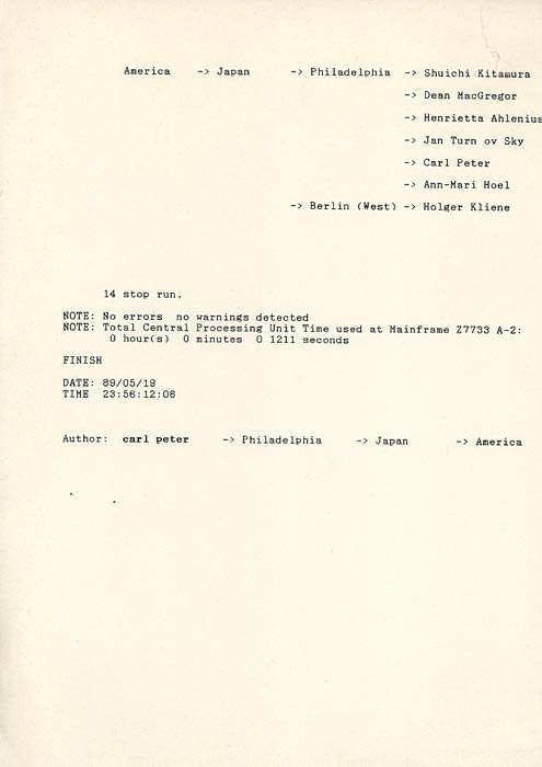 Kryptische Konzepte / Carl Peter: Competition Diomede