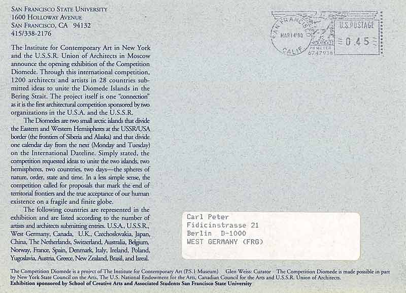 Kryptische Konzepte / Carl Peter: Competition Diomede