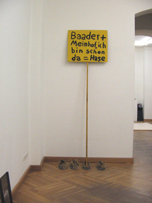 Kryptische Konzepte: Es ist mir schon wieder misslungen – Kunstwerke zum Thema RAF