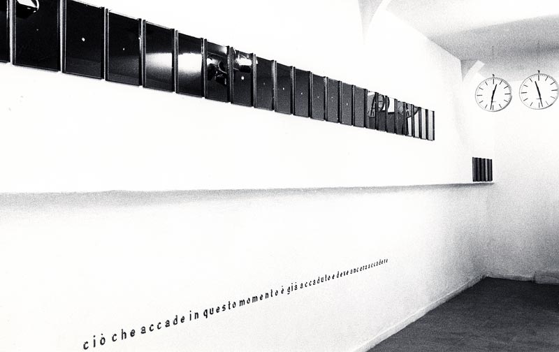 Kryptische Konzepte / Carl Peter: Vielleicht – Vielleicht auch nicht, Installation, Florenz